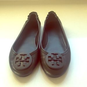 Tory Burch Minnie leather travel flat